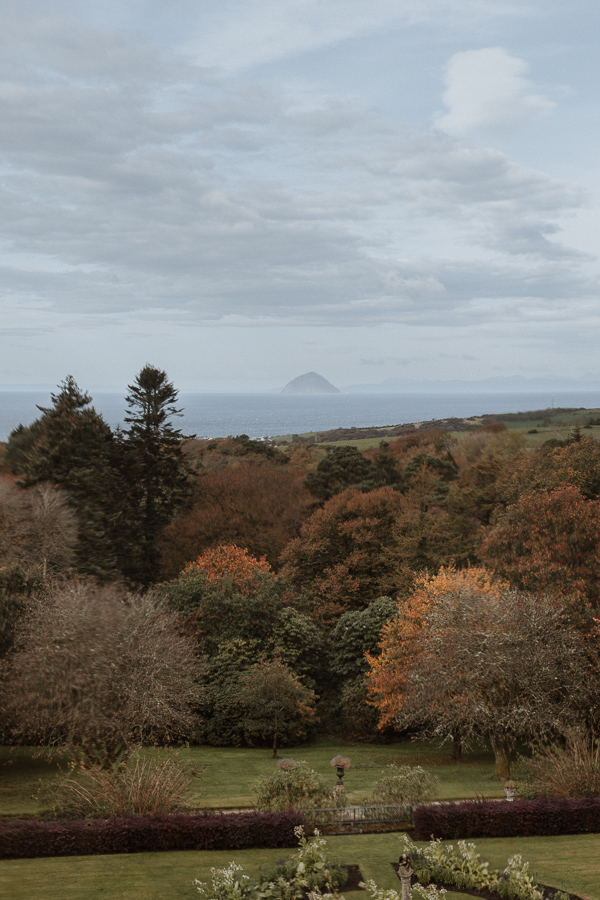 view from Glenapp Castle room