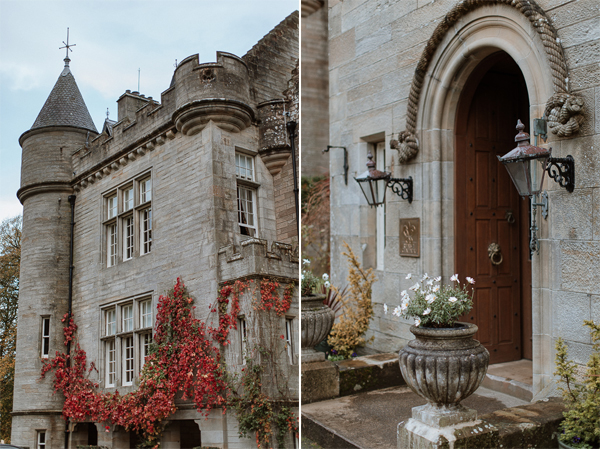Gleddoch Castle Wedding Entrance Scotland photography 
