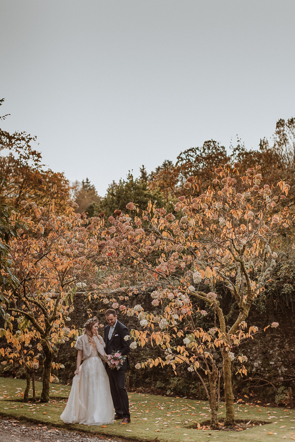 autumk wedding at Glenapp Castle Wedding Photographer Scotland 