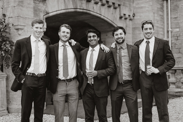 guests before wedding scottish venue