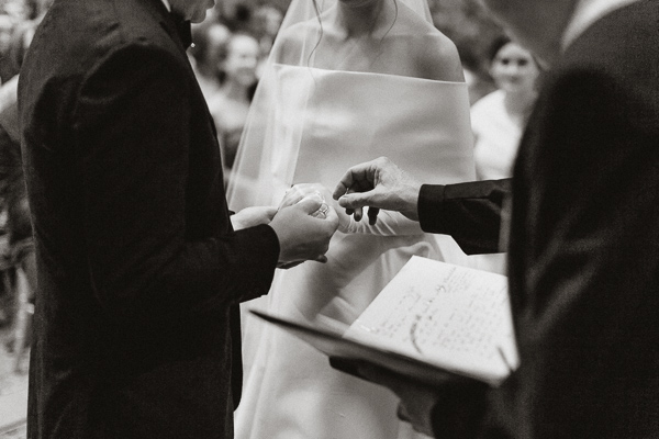 Dumfries House Wedding Photos exchanging of the rings