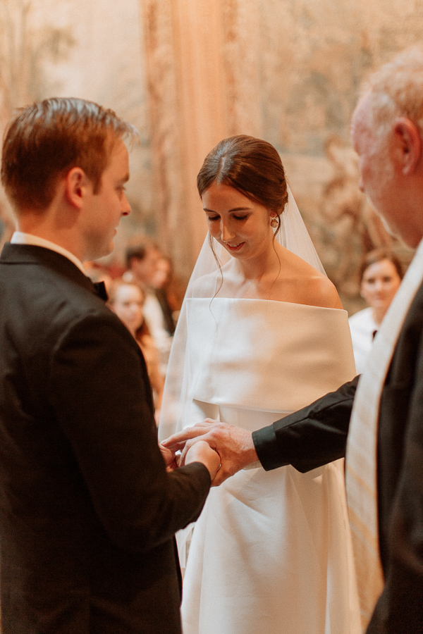 blessing during religious ceremony at dumfries house