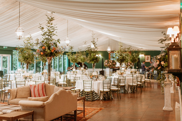 Dumfries House Wedding Photos table set-up