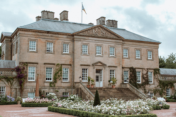 Dumfries House Wedding Photograher view from outside