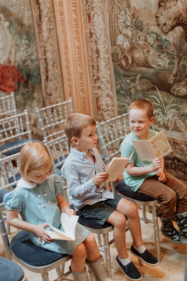 kids during rehersal at dumfries house