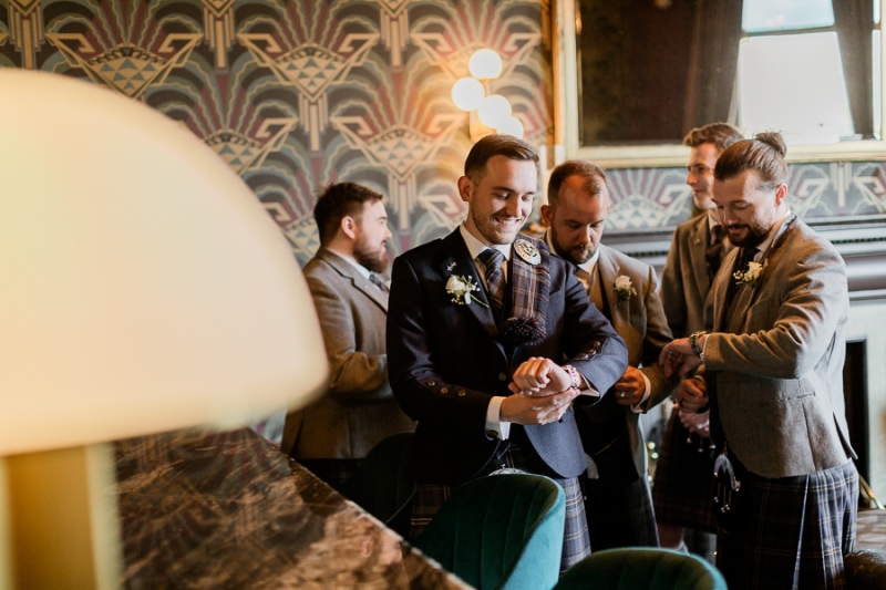 Wedding Cornhill Castle Glasgow Edinburgh Scotland Photographer 32