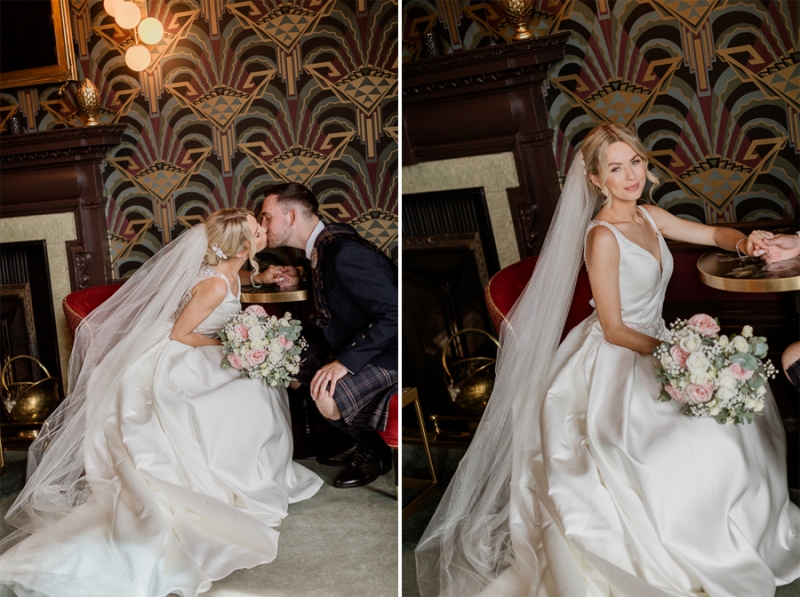 Wedding Cornhill Castle Glasgow Edinburgh Scotland Photographer 85a
